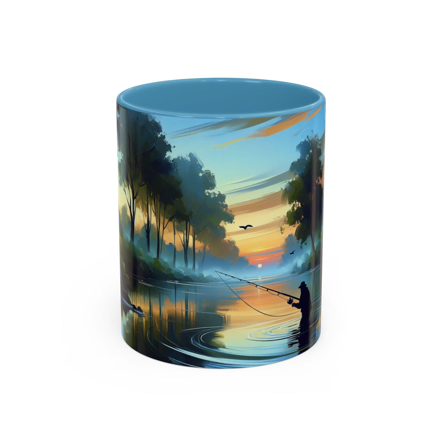Fishing Sunrise Coffee Mug - Ceramic Fishing Cup with Scenic Lake  Sunrise Design, Perfect Gift for Fishermen & Outdoor Lovers - Toddcraft
