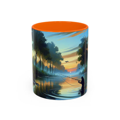 Fishing Sunrise Coffee Mug - Ceramic Fishing Cup with Scenic Lake  Sunrise Design, Perfect Gift for Fishermen & Outdoor Lovers - Toddcraft