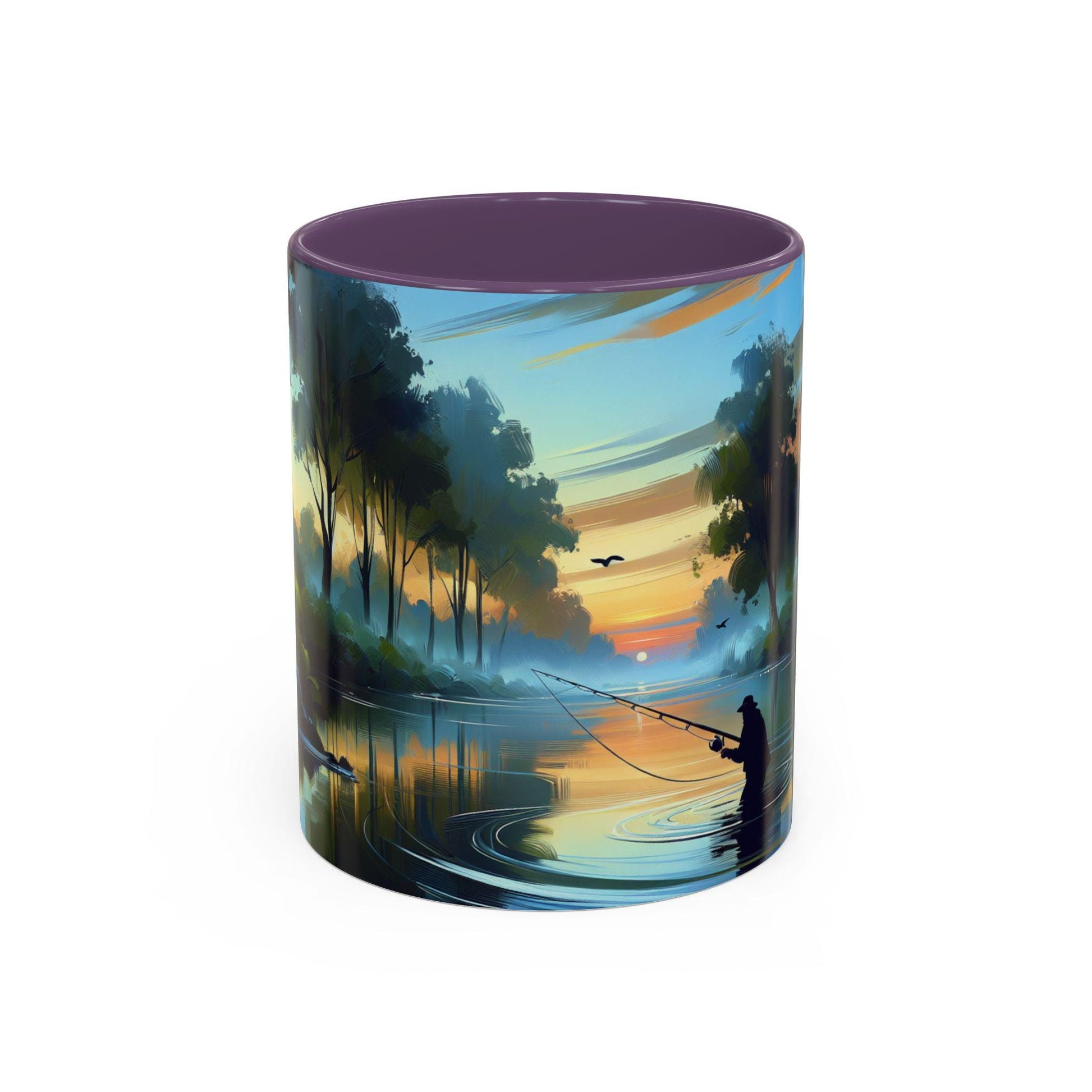 Fishing Sunrise Coffee Mug - Ceramic Fishing Cup with Scenic Lake  Sunrise Design, Perfect Gift for Fishermen & Outdoor Lovers - Toddcraft