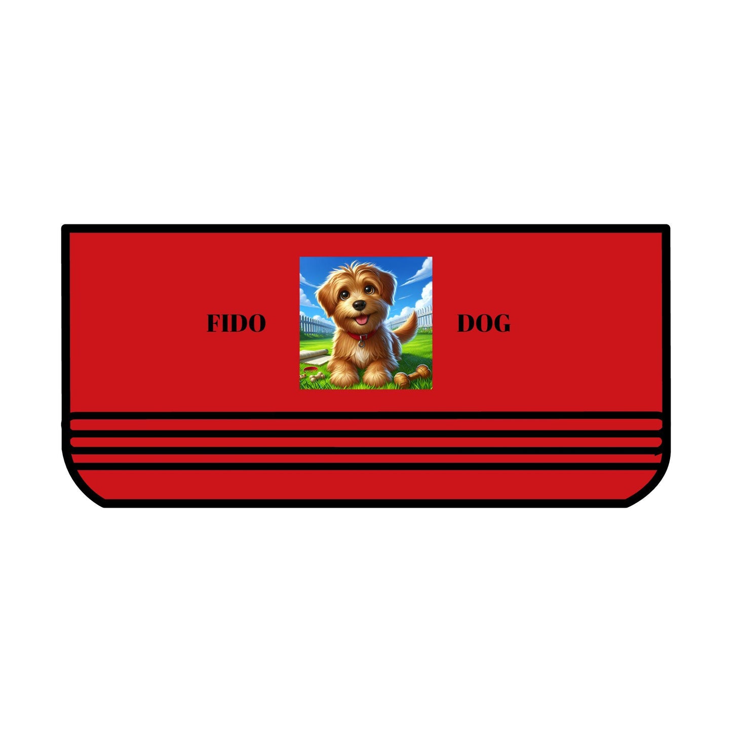 Non-Slip Dog & Cat Food Bowl with Grey Paw Print  Durable, Easy to Clean Pet Dish for Small to Medium Pets - Toddcraft