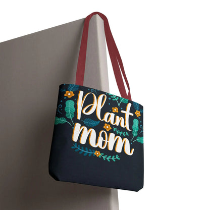 Plant Mom Tote Bag All Over Print, Cute Plant Lover Gift, Reusable Shopping Bag, Botanical Style, Eco-Friendly Canvas Tote, Green Thumb Acce - Toddcraft
