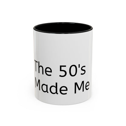 Retro 50's Accent Coffee Mug: Nostalgic Birthday Gift for Family, Friends & Housewarming - Toddcraft