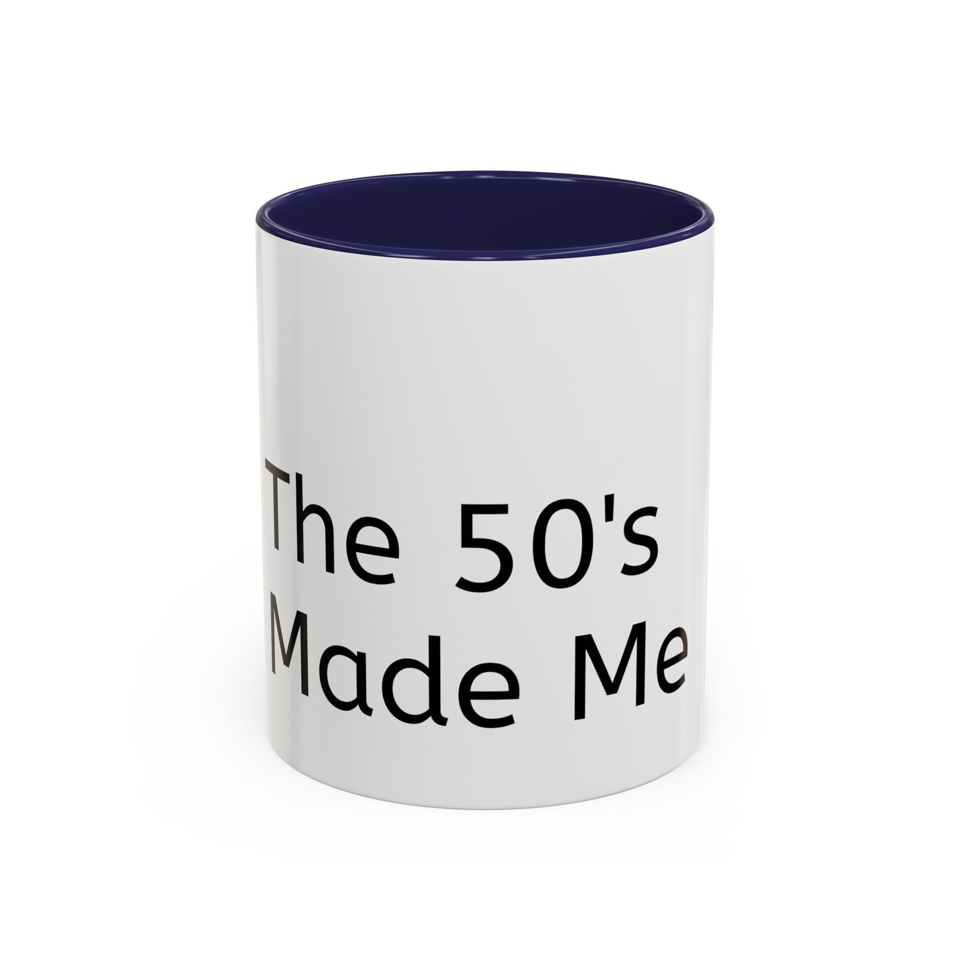 Retro 50's Accent Coffee Mug: Nostalgic Birthday Gift for Family, Friends & Housewarming - Toddcraft
