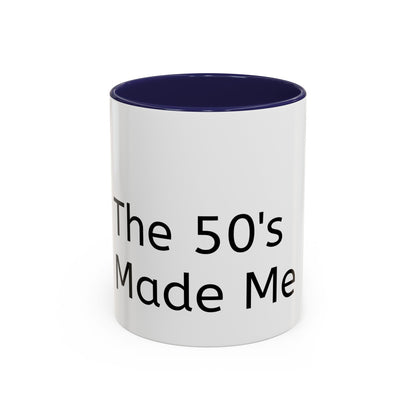 Retro 50's Accent Coffee Mug: Nostalgic Birthday Gift for Family, Friends & Housewarming - Toddcraft