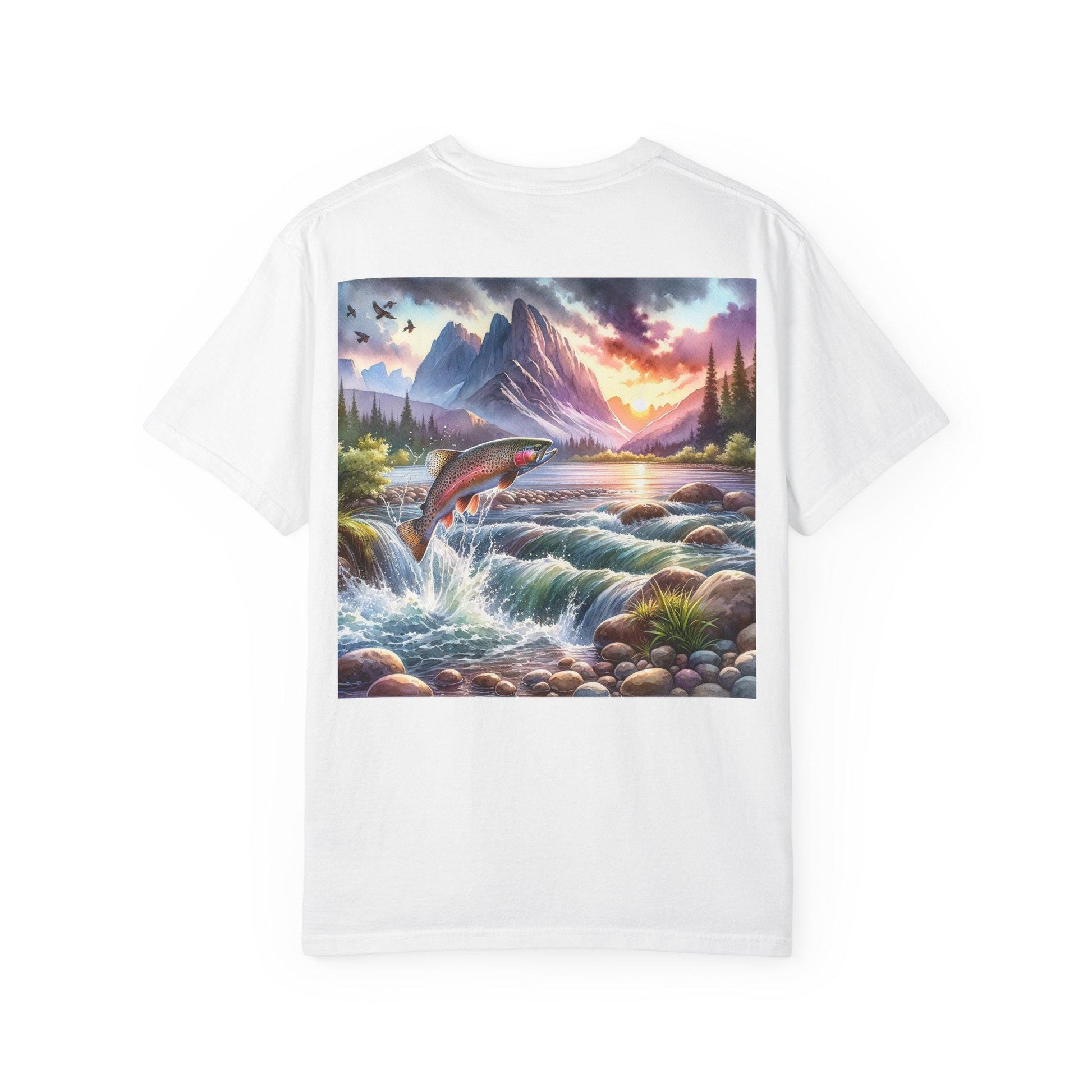 Nature Scene T-Shirt, Outdoor Adventure Tee, Fishing Gift, Unisex Apparel, Summer Fashion, Camping Gear, Nature Lover's Shirt - Toddcraft