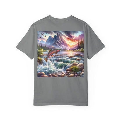 Nature Scene T-Shirt, Outdoor Adventure Tee, Fishing Gift, Unisex Apparel, Summer Fashion, Camping Gear, Nature Lover's Shirt - Toddcraft