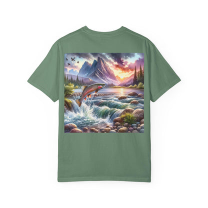 Nature Scene T-Shirt, Outdoor Adventure Tee, Fishing Gift, Unisex Apparel, Summer Fashion, Camping Gear, Nature Lover's Shirt - Toddcraft