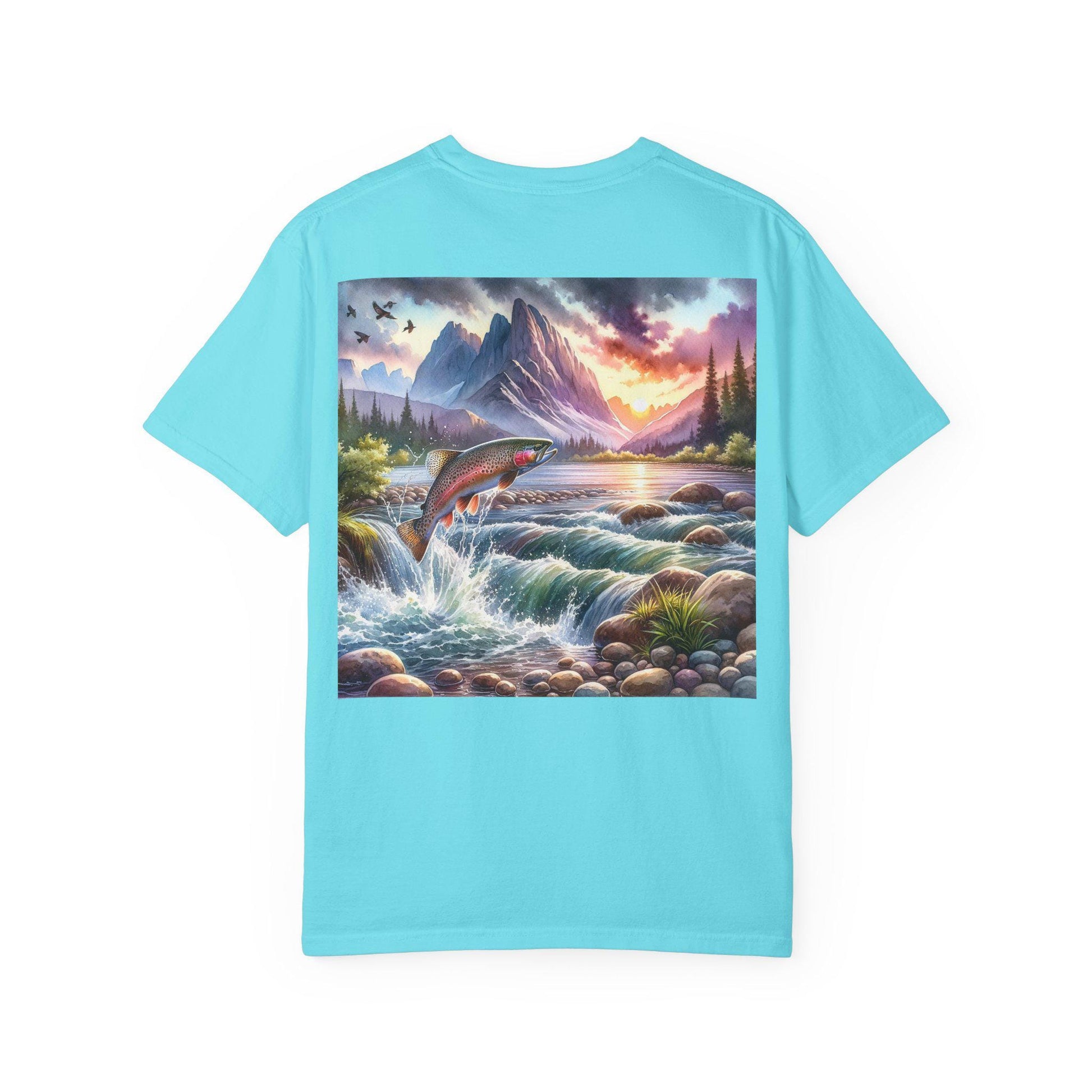 Nature Scene T-Shirt, Outdoor Adventure Tee, Fishing Gift, Unisex Apparel, Summer Fashion, Camping Gear, Nature Lover's Shirt - Toddcraft