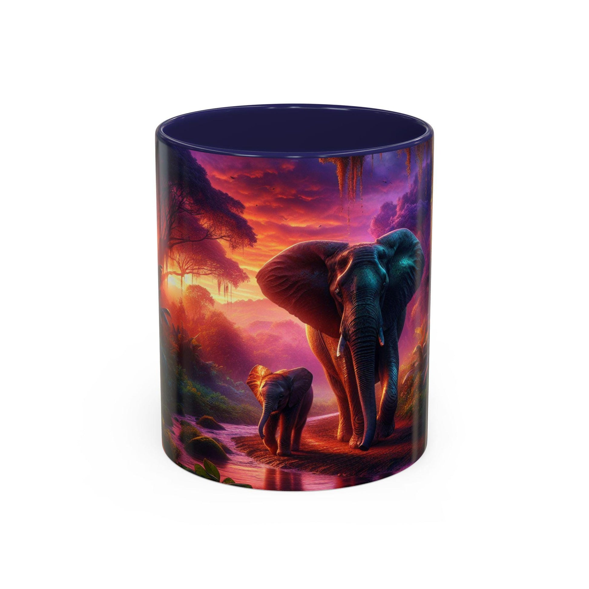 Stylish Accent Coffee Mug: Ceramic Drinkware for Hot Beverages, Available in 11 & 15oz Sizes - Toddcraft