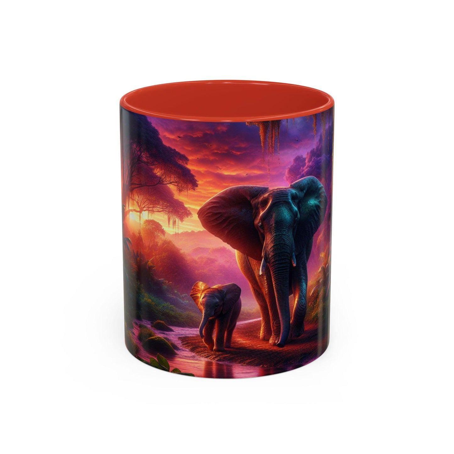 Stylish Accent Coffee Mug: Ceramic Drinkware for Hot Beverages, Available in 11 & 15oz Sizes - Toddcraft