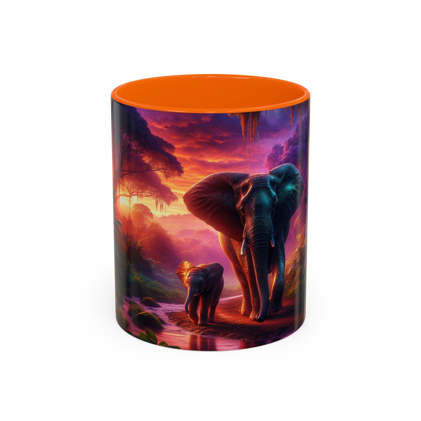 Stylish Accent Coffee Mug: Ceramic Drinkware for Hot Beverages, Available in 11 & 15oz Sizes - Toddcraft