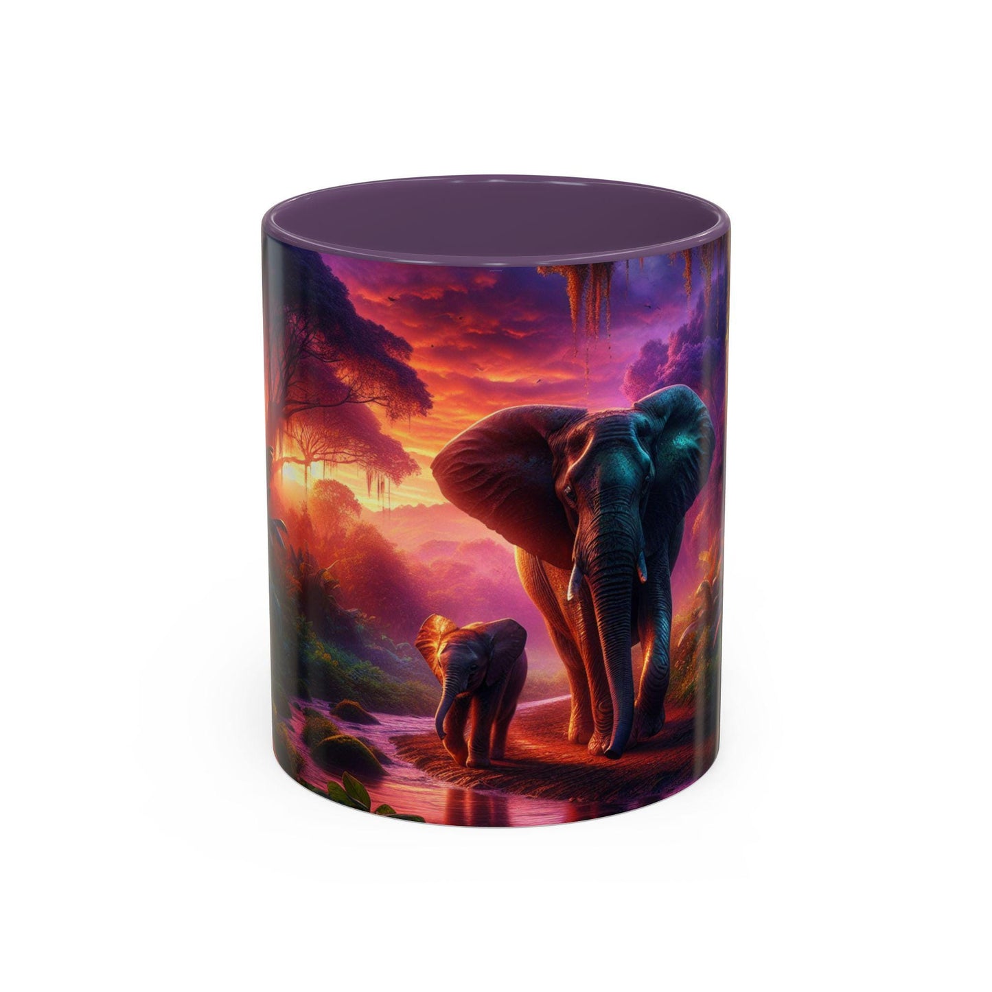 Stylish Accent Coffee Mug: Ceramic Drinkware for Hot Beverages, Available in 11 & 15oz Sizes - Toddcraft