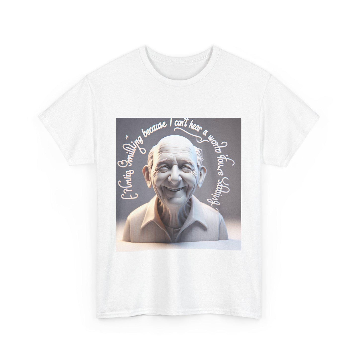 Humorous Deaf Pride T-Shirt: Living Fully Because I Can't Hear - Unisex Graphic Cotton Tee - Toddcraft