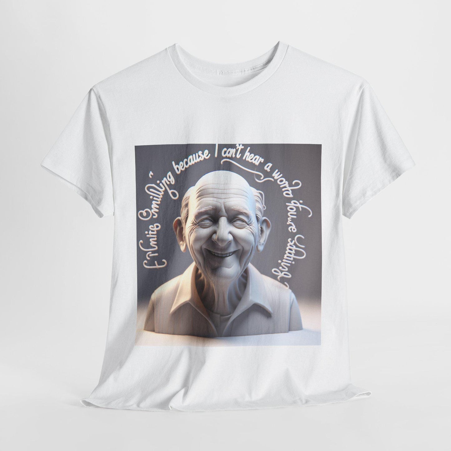 Humorous Deaf Pride T-Shirt: Living Fully Because I Can't Hear - Unisex Graphic Cotton Tee - Toddcraft