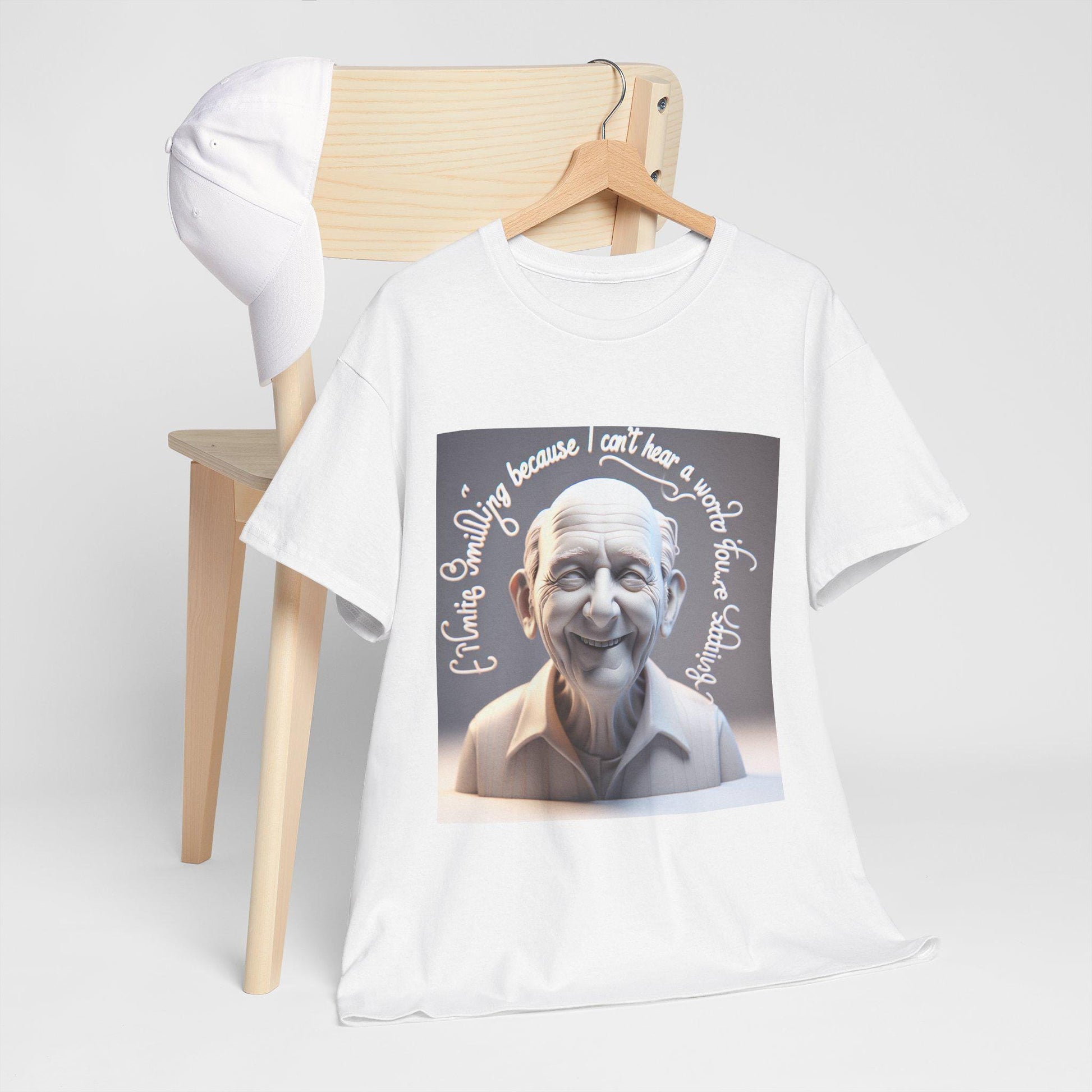 Humorous Deaf Pride T-Shirt: Living Fully Because I Can't Hear - Unisex Graphic Cotton Tee - Toddcraft