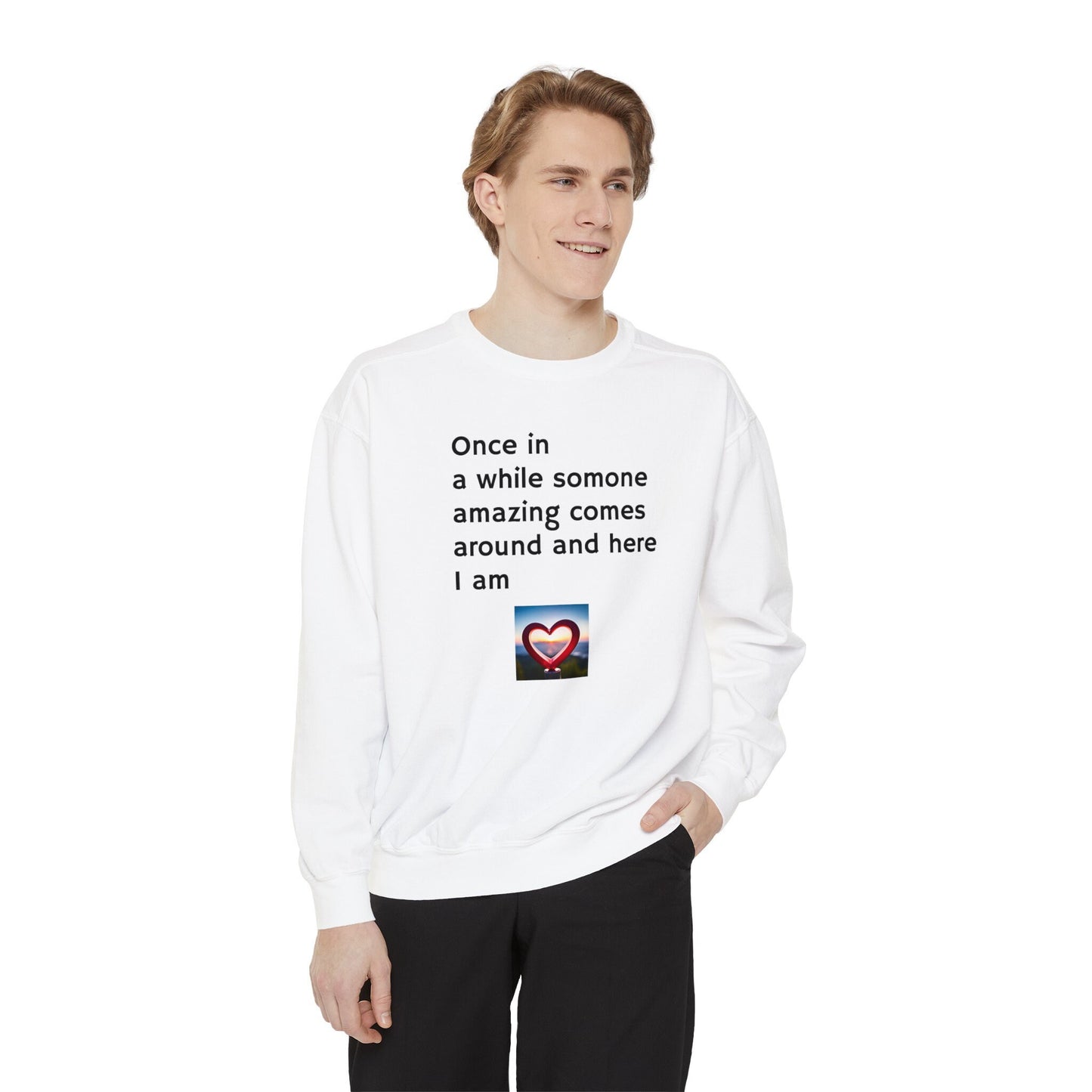 Sassy Unisex Garment-Dyed Sweatshirt with Funny Quotes for Teens, Adults, and Parents - Toddcraft