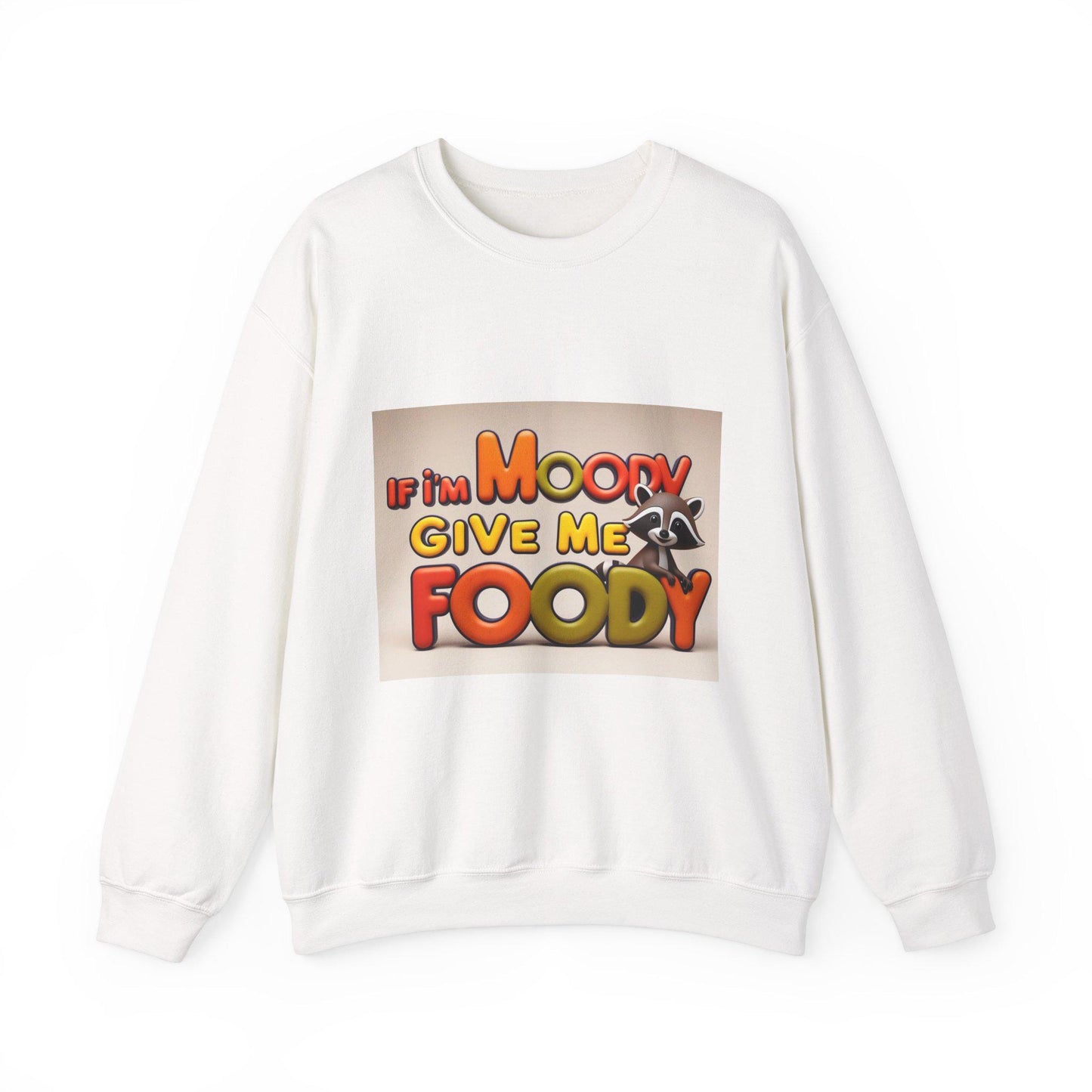 Moody Raccoon Crewneck Sweatshirt: Cozy Unisex Graphic Pullover for Animal Lovers and Lazy Days - Toddcraft