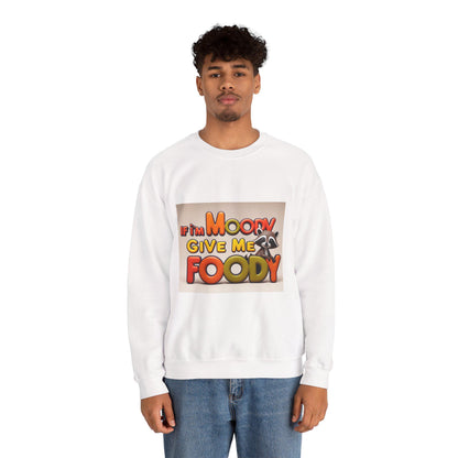 Moody Raccoon Crewneck Sweatshirt: Cozy Unisex Graphic Pullover for Animal Lovers and Lazy Days - Toddcraft