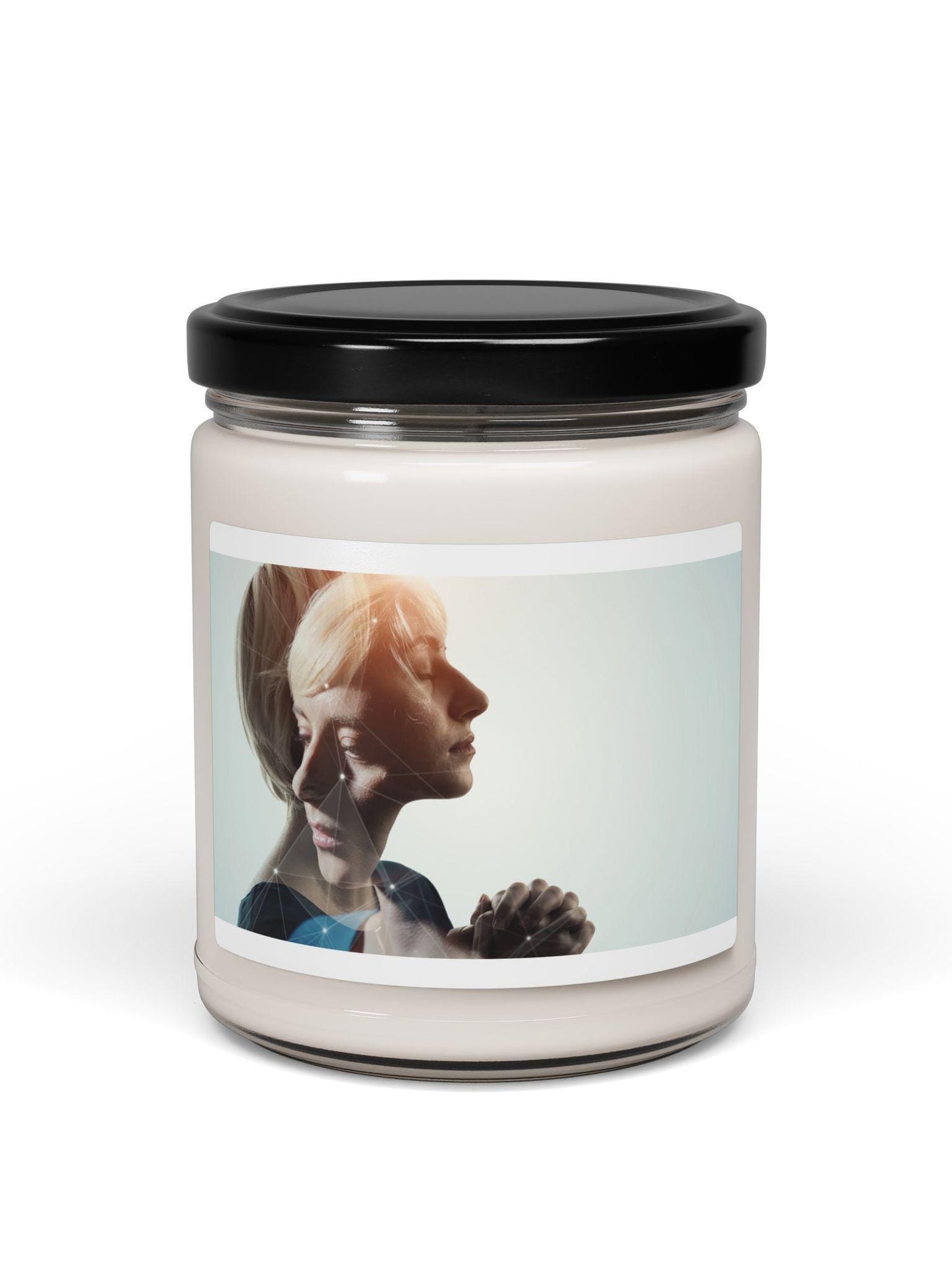 Faith & Serenity Inspired 9oz Scented Soy Candle - Spiritual Aromatherapy Gift for Relaxation - Toddcraft