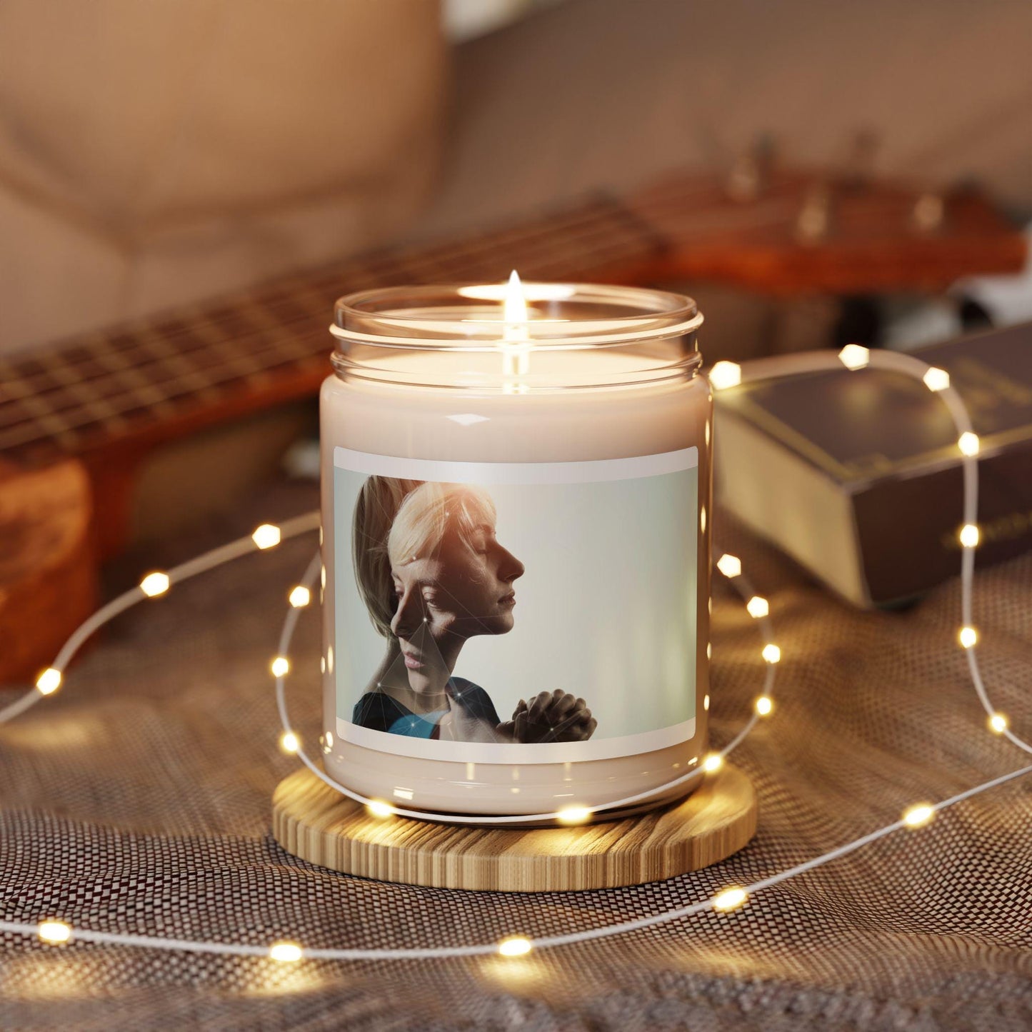 Faith & Serenity Inspired 9oz Scented Soy Candle - Spiritual Aromatherapy Gift for Relaxation - Toddcraft