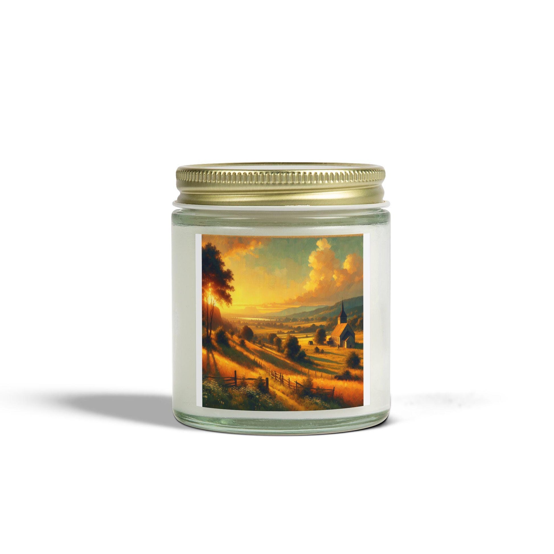 Serene Landscape Scented Candles: Coconut Apricot Wax, Natural Aesthetic, Clean Burn, Eco-Friendly Luxury - Toddcraft