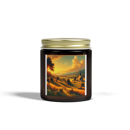 Serene Landscape Scented Candles: Coconut Apricot Wax, Natural Aesthetic, Clean Burn, Eco-Friendly Luxury - Toddcraft