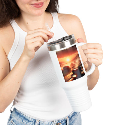 Insulated Travel Mug 40oz Keeps Drinks Hot or Cold, Perfect Gift for Coffee, Tea & Soda Lovers, Great for Mom, Dad  Family - Toddcraft