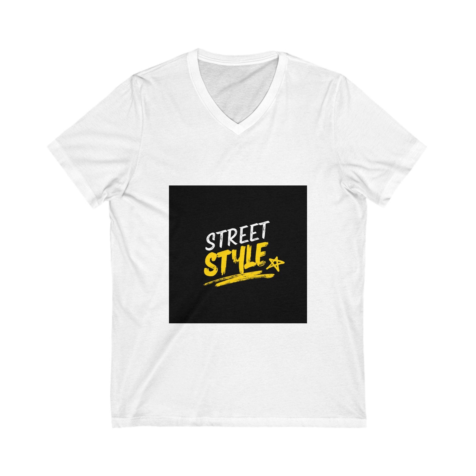 Comfortable Unisex V-Neck Jersey Tee for Casual Style and Everyday Wear - Toddcraft