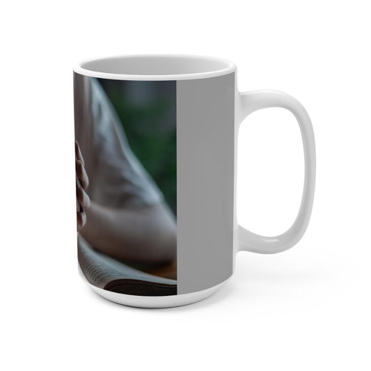 15oz Inspirational Faith Mug for Coffee Lovers  Christian Sobriety Gift Promoting World Peace & Humanity - Toddcraft