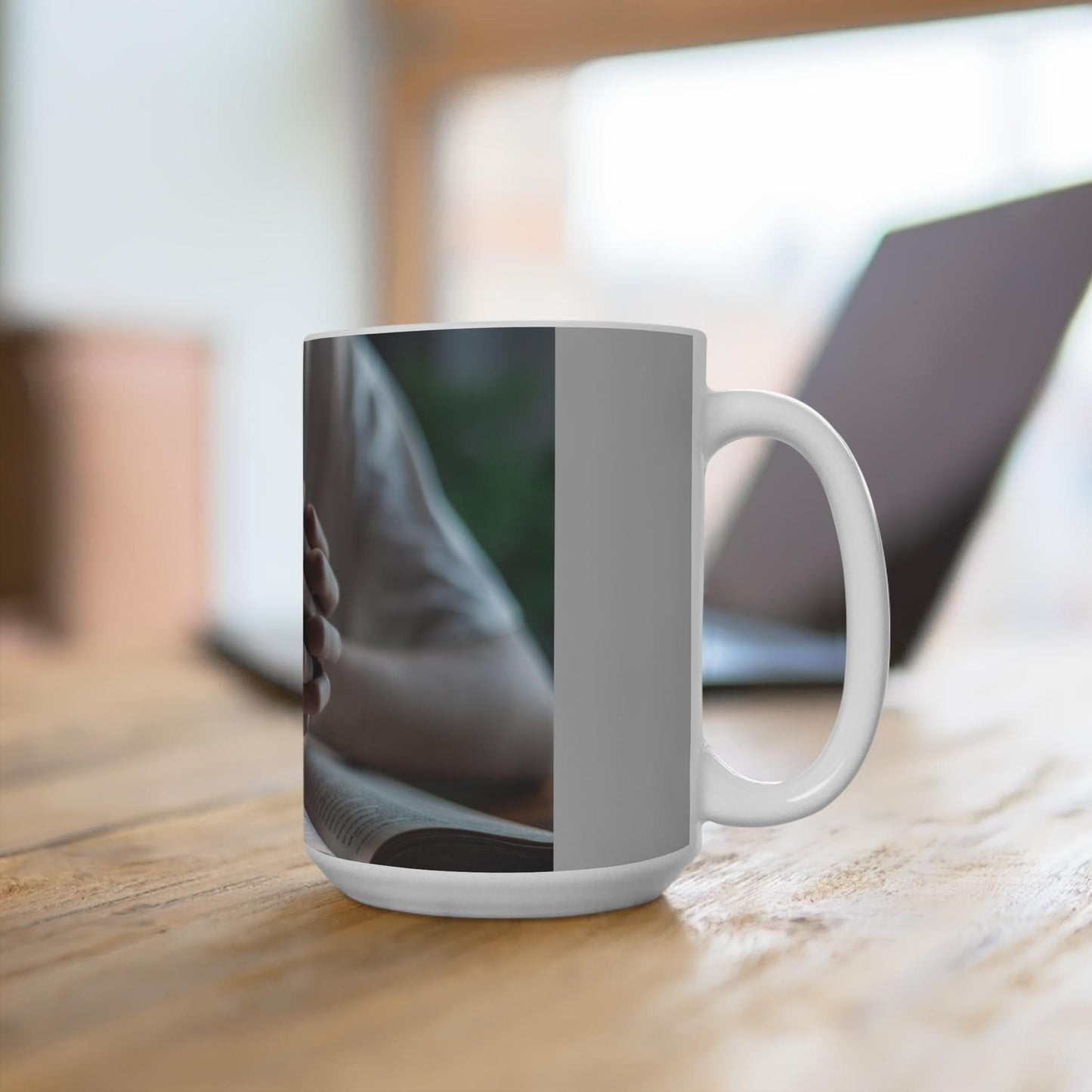 15oz Inspirational Faith Mug for Coffee Lovers  Christian Sobriety Gift Promoting World Peace & Humanity - Toddcraft