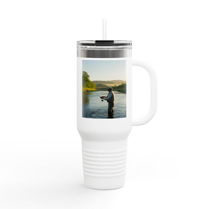 40oz Vacuum-Sealed Stainless Steel Tumbler: Hot & Cold Drink Companion for Outdoor Adventures - Toddcraft