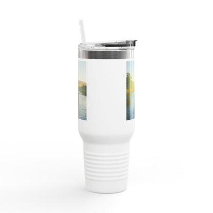 40oz Vacuum-Sealed Stainless Steel Tumbler: Hot & Cold Drink Companion for Outdoor Adventures - Toddcraft