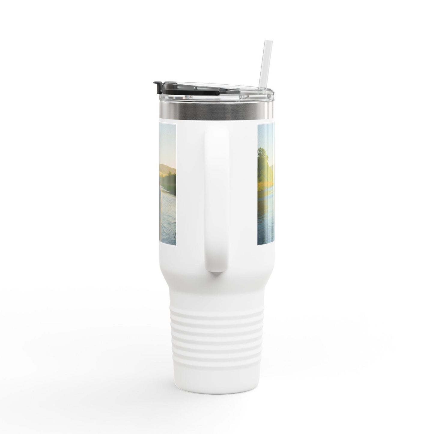 40oz Vacuum-Sealed Stainless Steel Tumbler: Hot & Cold Drink Companion for Outdoor Adventures - Toddcraft