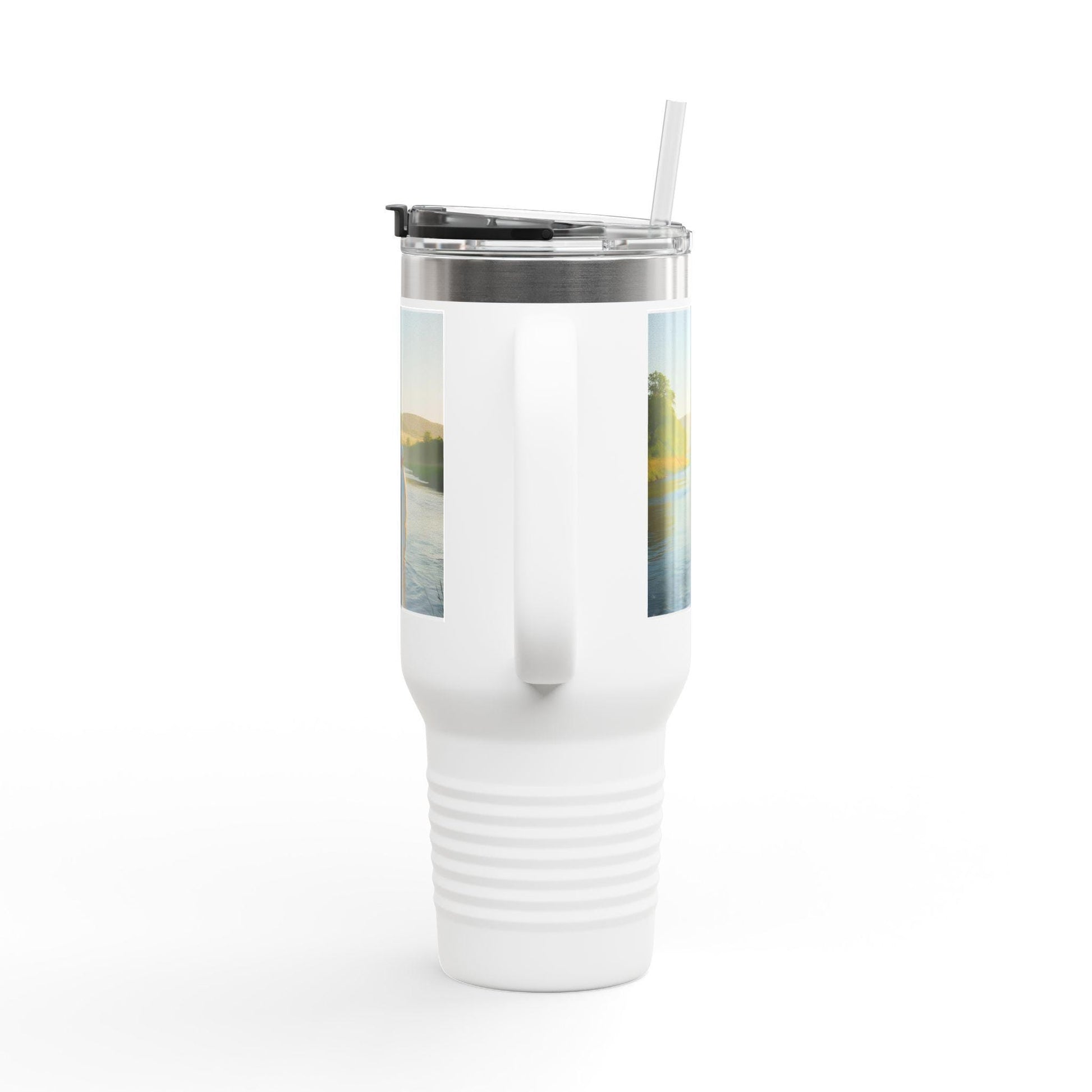 40oz Vacuum-Sealed Stainless Steel Tumbler: Hot & Cold Drink Companion for Outdoor Adventures - Toddcraft