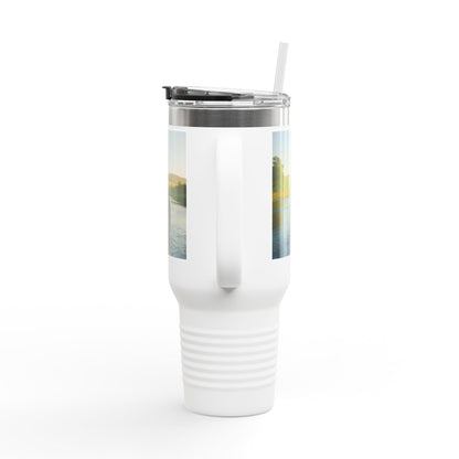 40oz Vacuum-Sealed Stainless Steel Tumbler: Hot & Cold Drink Companion for Outdoor Adventures - Toddcraft