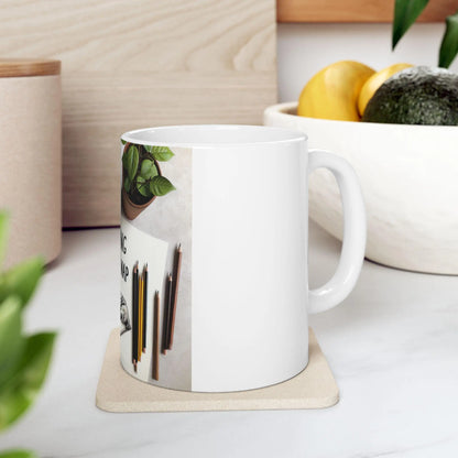 Adorable Paw Print Ceramic Mug - Cozy Cat Nap Coffee Cup for Animal Lovers and Pet Owners - Toddcraft