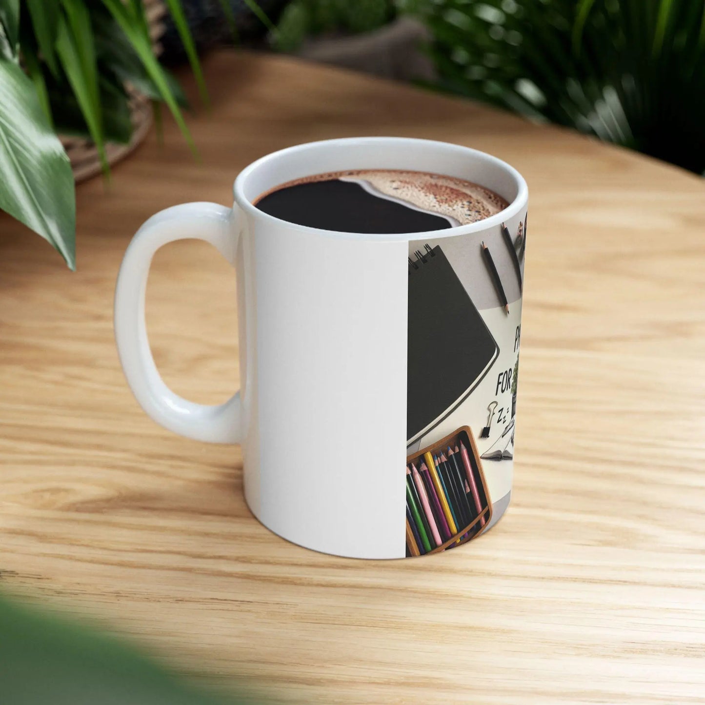 Adorable Paw Print Ceramic Mug - Cozy Cat Nap Coffee Cup for Animal Lovers and Pet Owners - Toddcraft