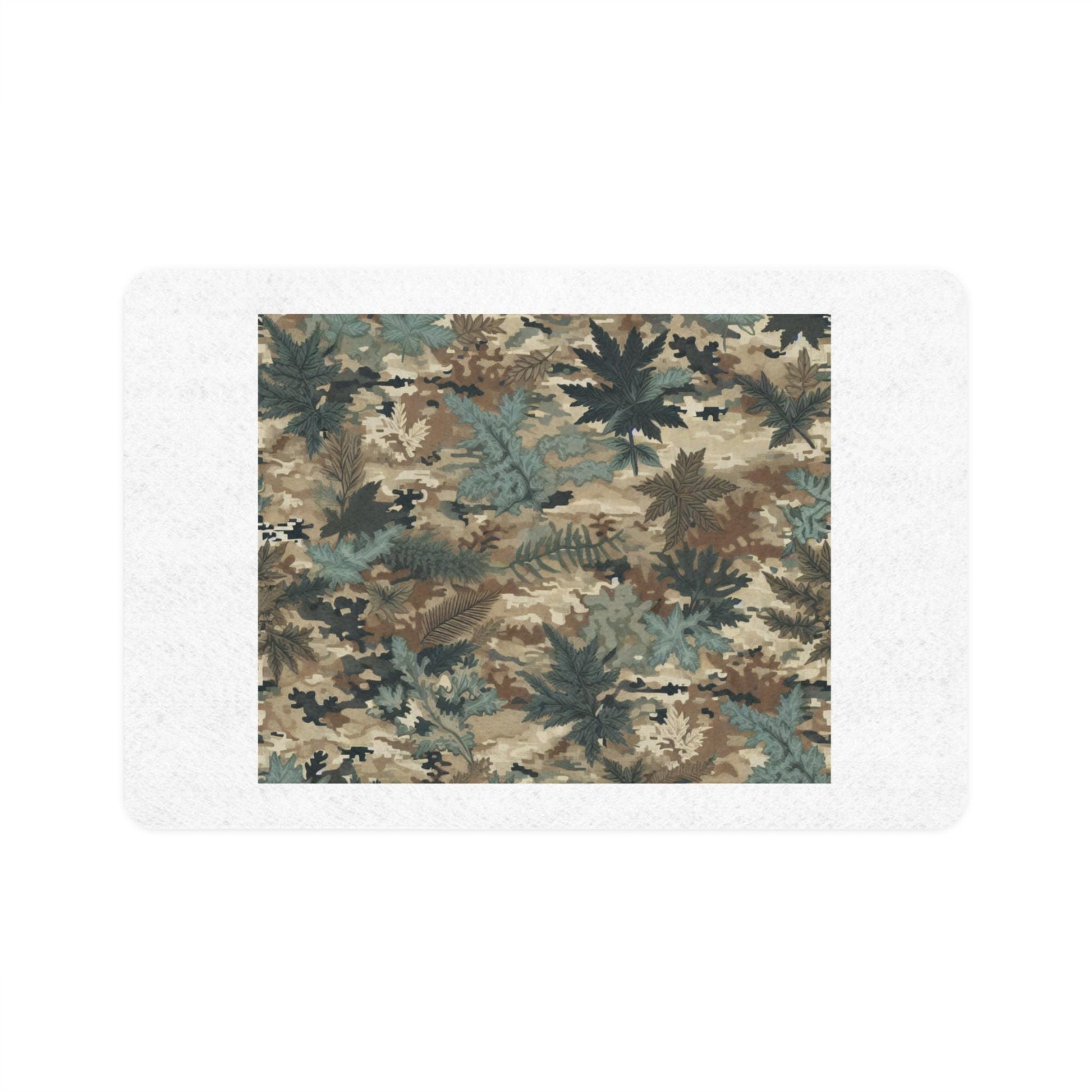 Camo Dog Food Mat 12x18 - Durable Non-Slip Pet Feeding Mat for Dogs, Waterproof & Easy Clean Pet Food Placemat - Toddcraft