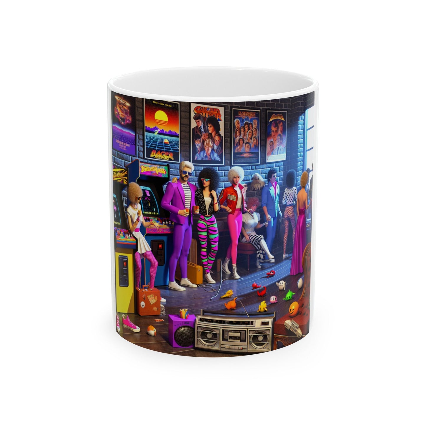 Ceramic Party Mug: Personalized Gift for Bridesmaids, Friends, Family - Unique Housewarming Present - Toddcraft