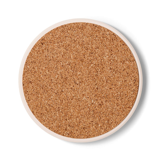 Cheerful Ceramic Coffee Coaster: Ideal Present for Caffeine Enthusiasts & Cafe Decoration - Toddcraft