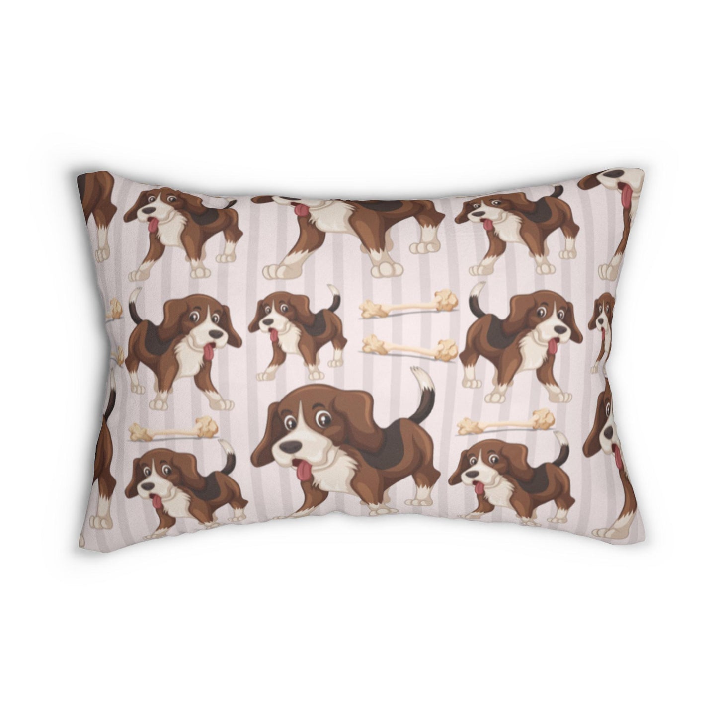 Cozy Dog Paw print Lumbar & Square Pillows with Matching Blanket - Pet Lover Home Decor Gift Set - Toddcraft