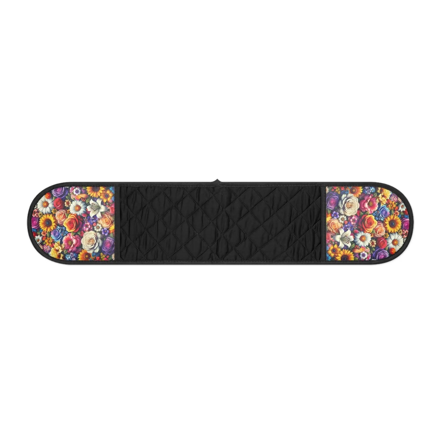 Double Oven Glove 100% Cotton Heat Resistant Oven Mitts Vintage Floral Kitchen Gloves for Cooking & Baking - Toddcraft