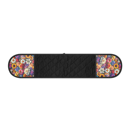 Double Oven Glove 100% Cotton Heat Resistant Oven Mitts Vintage Floral Kitchen Gloves for Cooking & Baking - Toddcraft