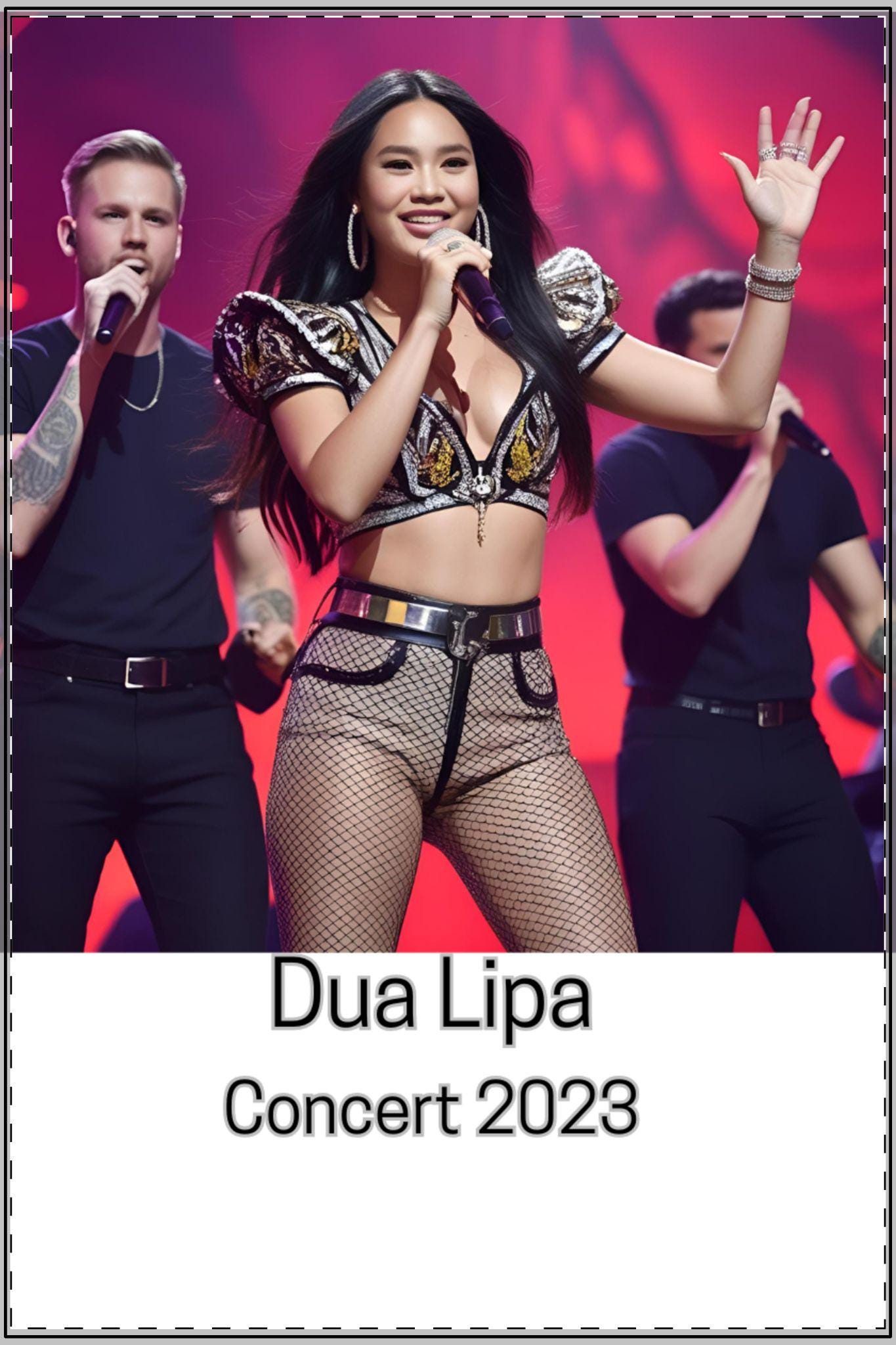 Dua Lipa Satin Poster - Pop Singer Wall Art, Songwriter Actress Music Decor, Stylish Bedroom & Studio Gift - Toddcraft