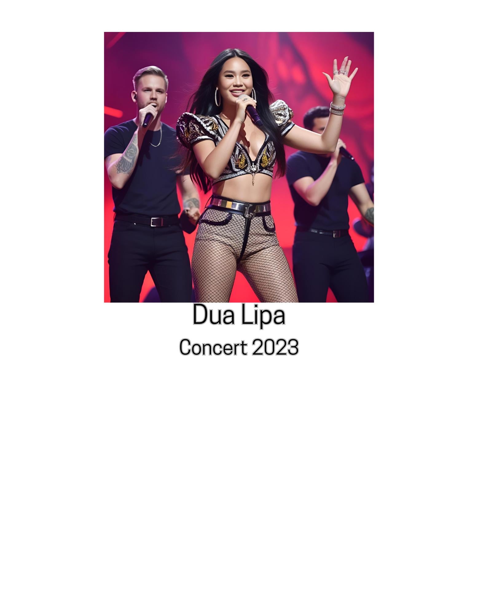 Dua Lipa Satin Poster - Pop Singer Wall Art, Songwriter Actress Music Decor, Stylish Bedroom & Studio Gift - Toddcraft