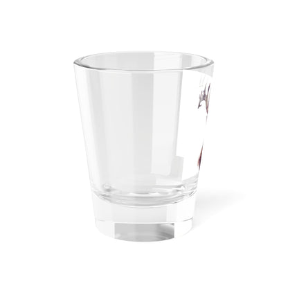 Elk Antler Shot Glass 1.5oz - Nature & Hunter Lovers Gift, Outdoor Enthusiasts Drinking Glass, Rustic Wildlife Barware - Toddcraft