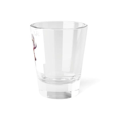 Elk Head Shot Glass 1.5oz with Huge Antlers - Hunters Whiskey Glass, Perfect After the Big Hunt Gift - Toddcraft