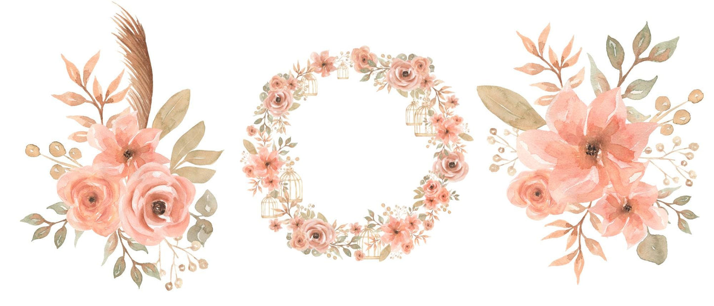 Floral Ceramic Mug Handcrafted Gift for Mom Tea Coffee Lovers Unique Elegant Mug for Special Events - Toddcraft