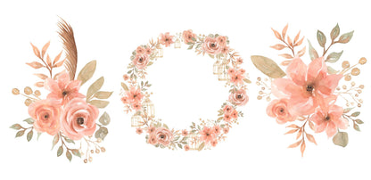 Floral Ceramic Mug Handcrafted Gift for Mom Tea Coffee Lovers Unique Elegant Mug for Special Events - Toddcraft