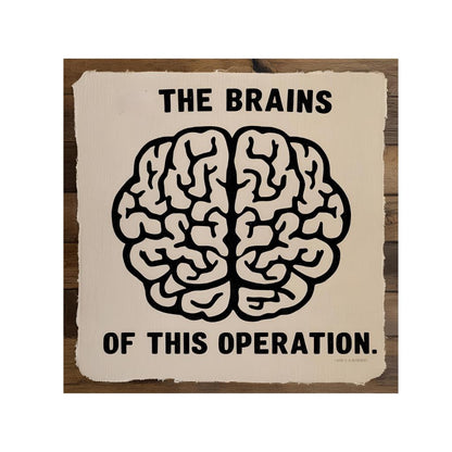 Funny Ceramic Mug - "I'm the Brains of This Operation" - Perfect for Office, Gifts, Humor, Tea Lover, Coffee Enthusiast - Toddcraft